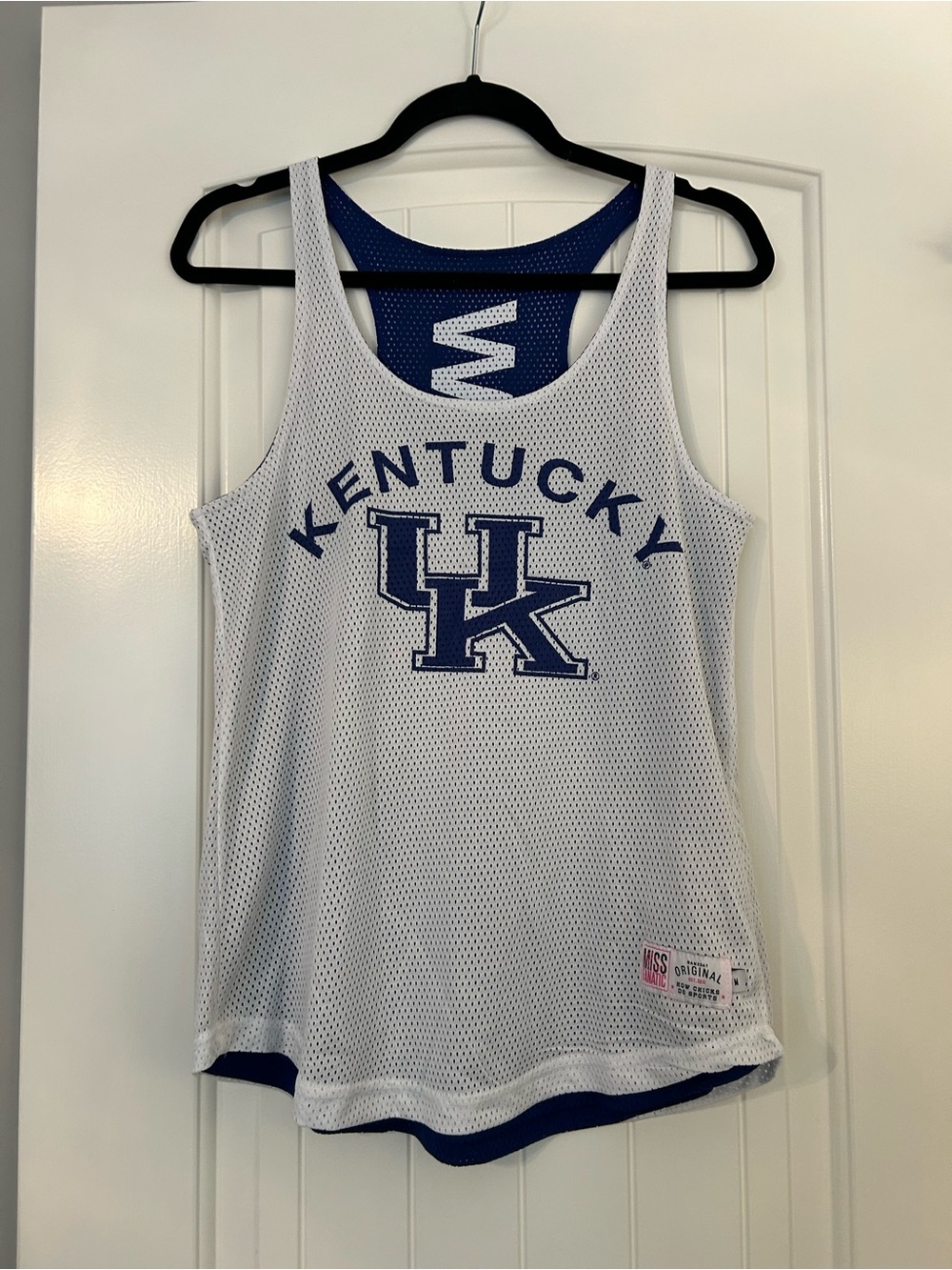 Miss Fanatic Reversible University of Kentucky Tank Jersey, Size Medium